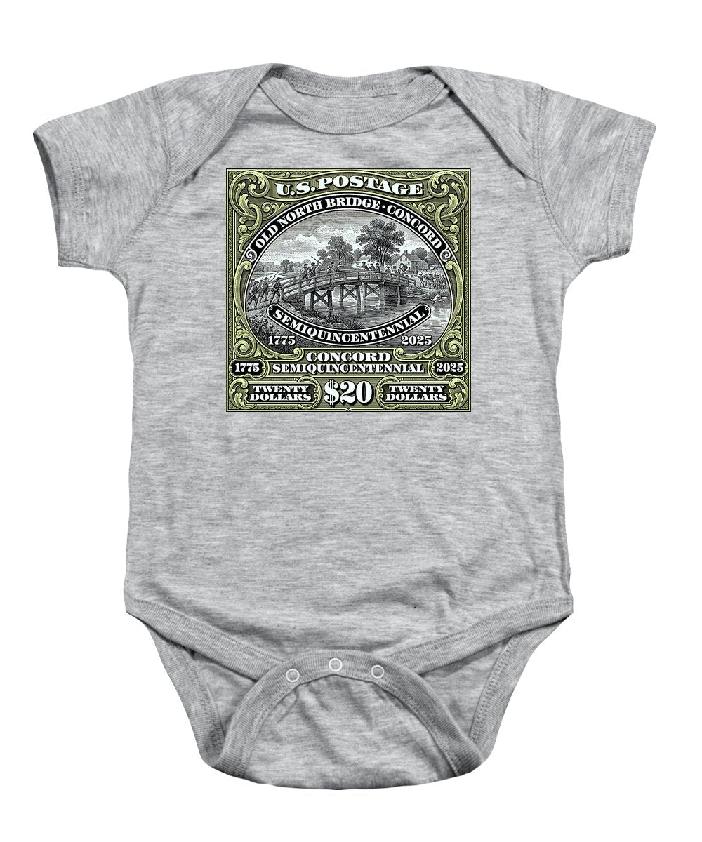 Concord Old North Bridge $20 - Baby One-Piece