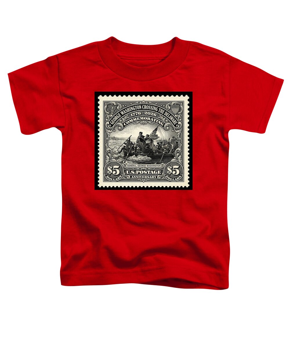 Crossing Delaware $5 - Toddler T-Shirt