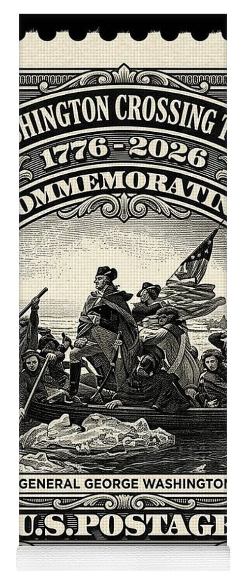 Crossing Delaware $5 - Yoga Mat