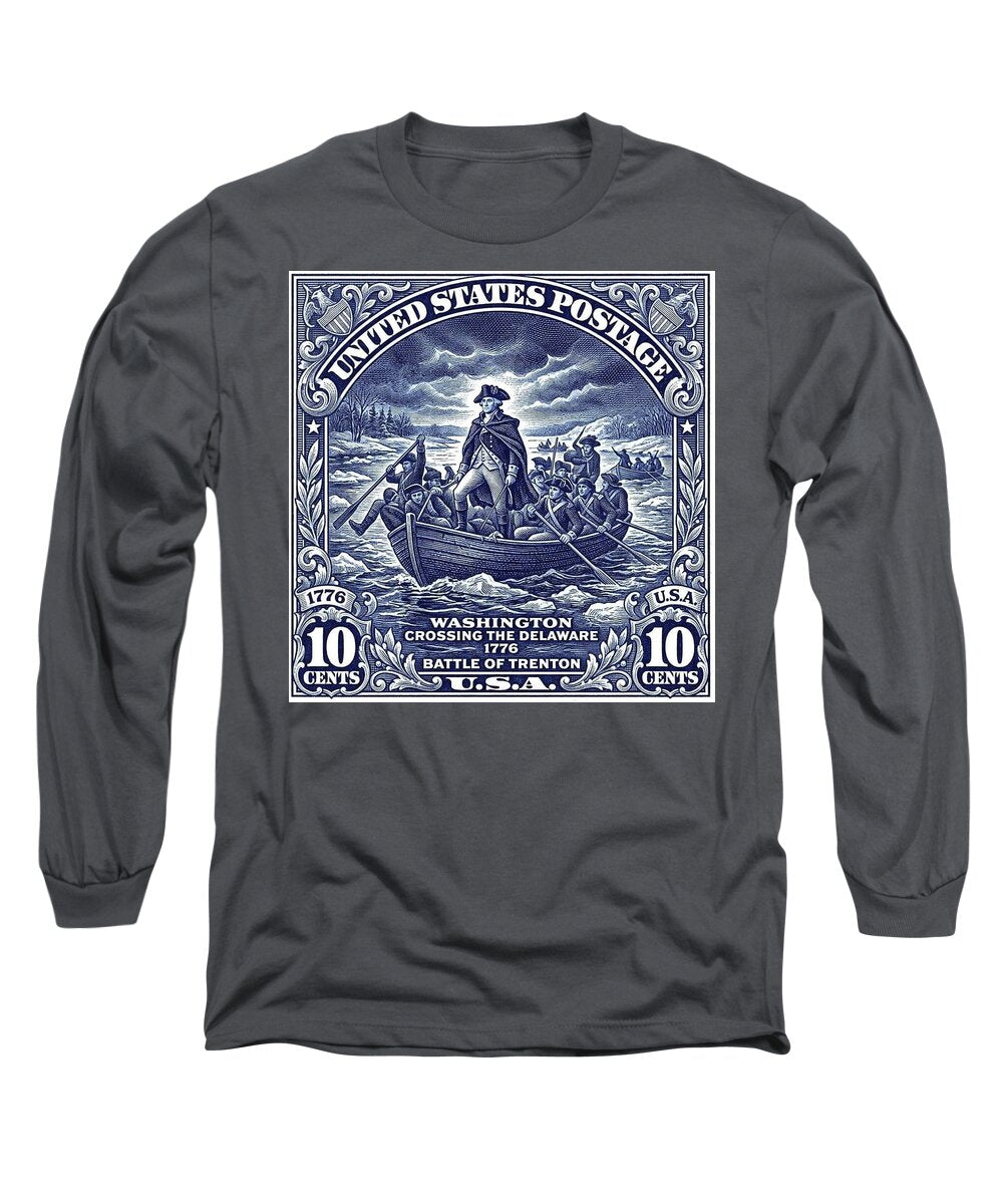 Crossing the Delaware 10c - Long Sleeve T-Shirt