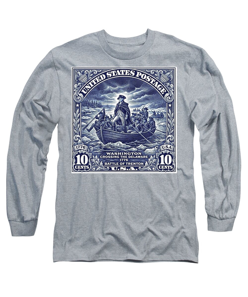 Crossing the Delaware 10c - Long Sleeve T-Shirt