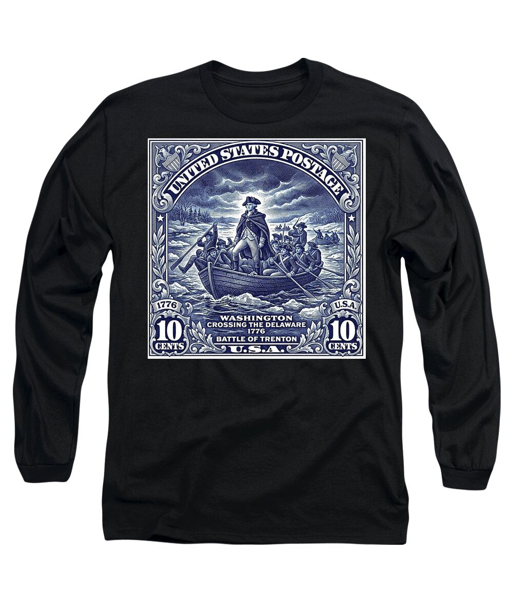Crossing the Delaware 10c - Long Sleeve T-Shirt