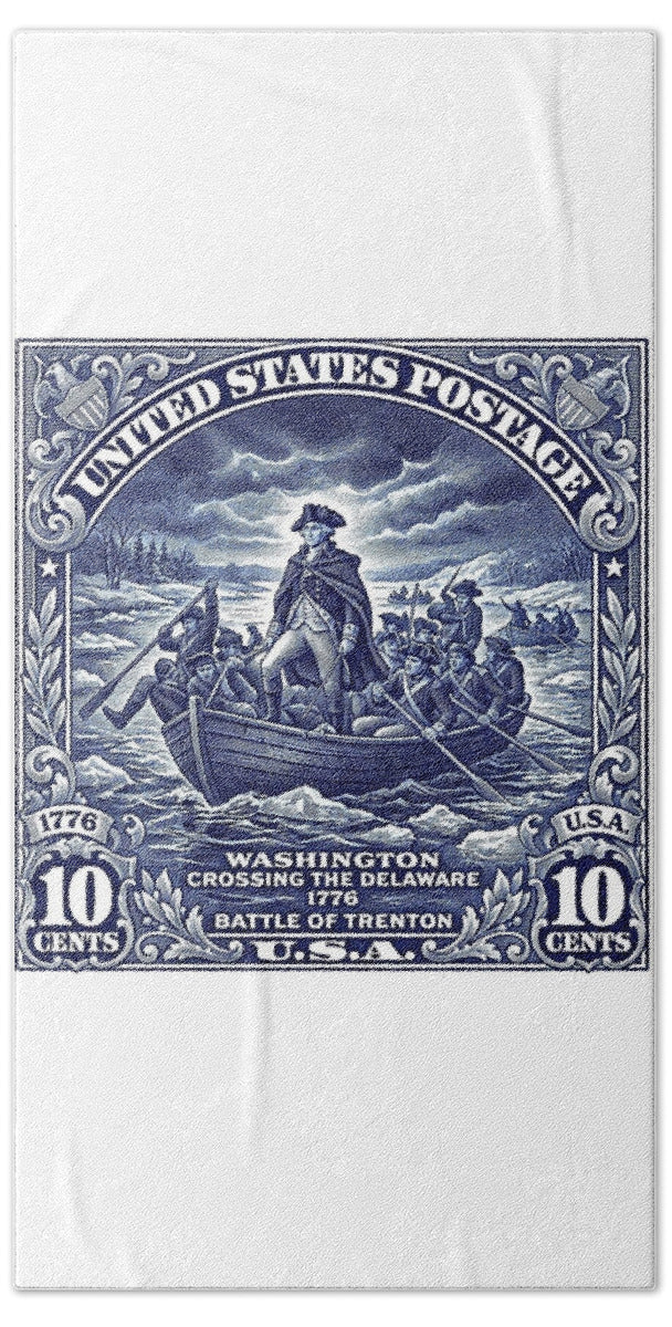 Crossing the Delaware 10c - Beach Towel