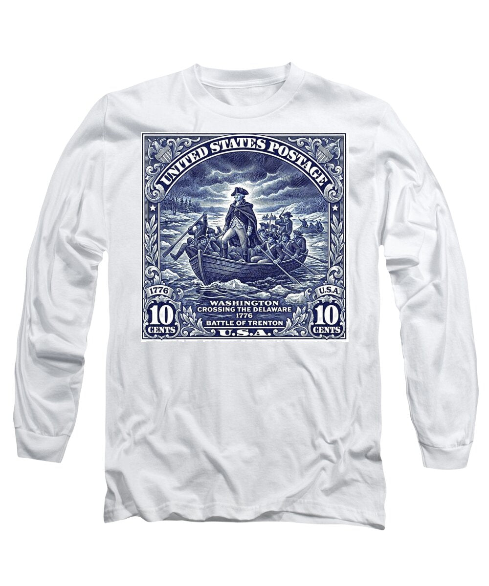 Crossing the Delaware 10c - Long Sleeve T-Shirt