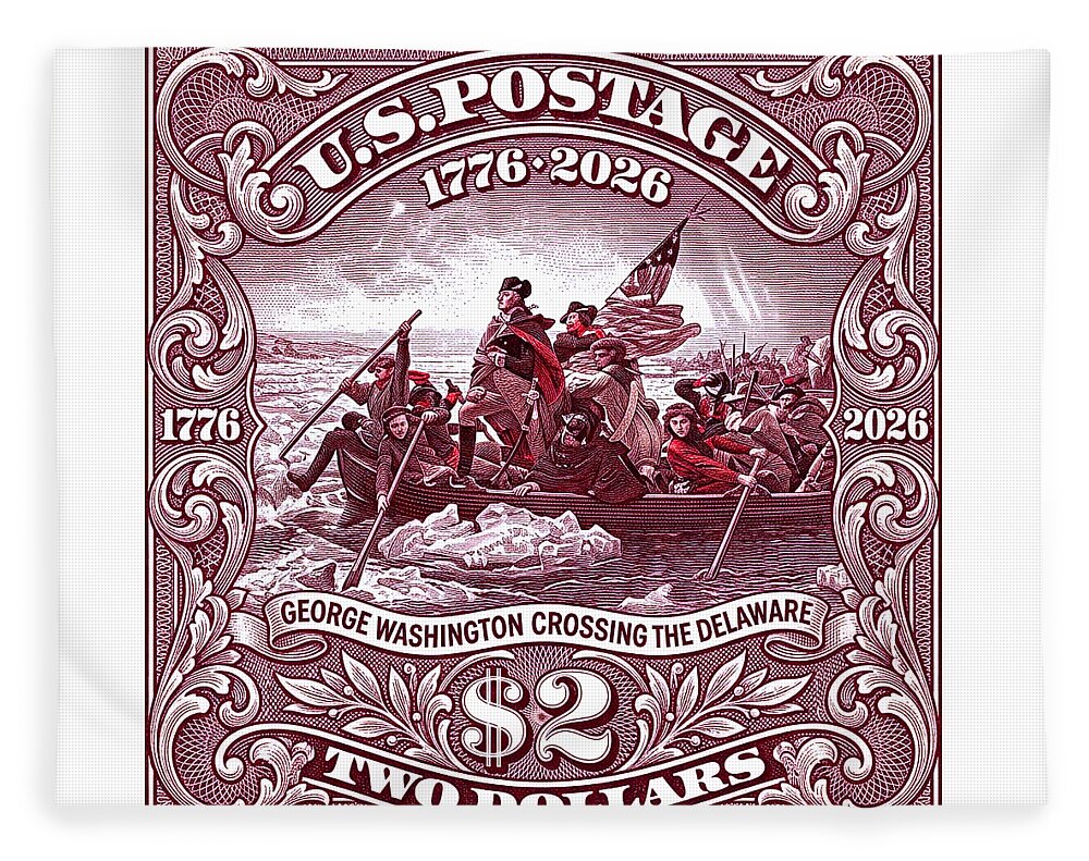 Crossing the Delaware $2 - Blanket