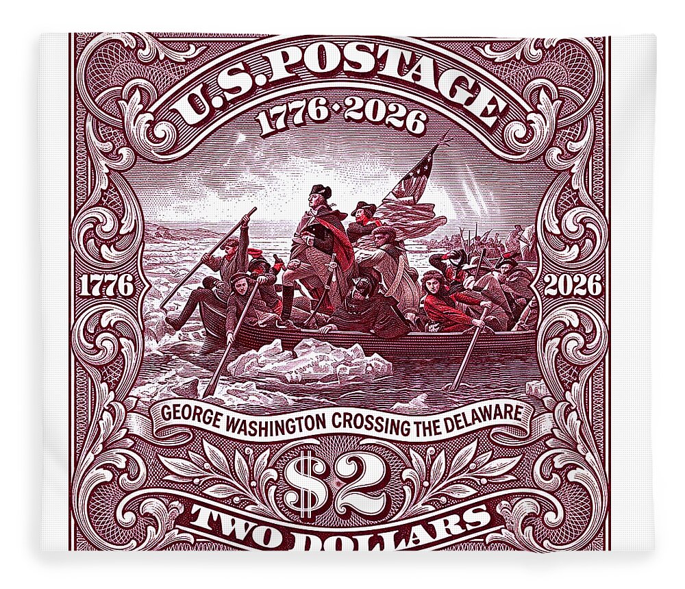 Crossing the Delaware $2 - Blanket