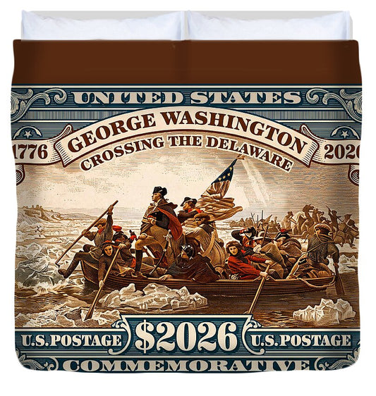 Crossing the Delaware $2026 - Duvet Cover