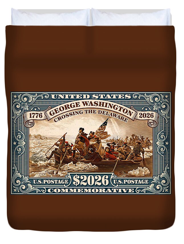 Crossing the Delaware $2026 - Duvet Cover
