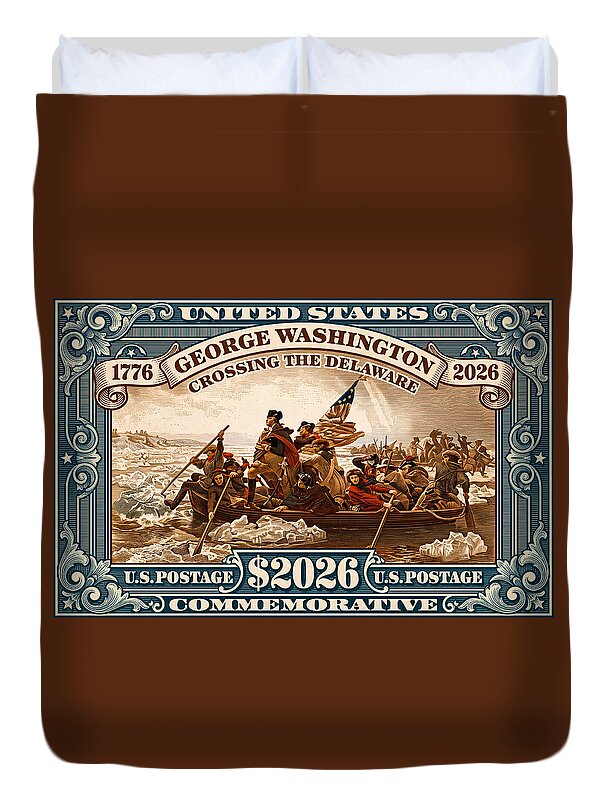 Crossing the Delaware $2026 - Duvet Cover