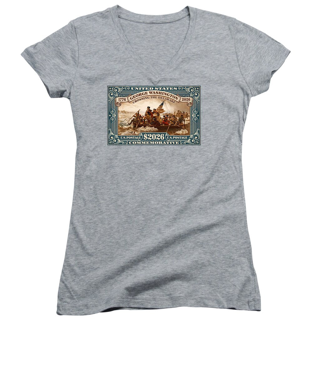 Crossing the Delaware $2026 - Women's V-Neck