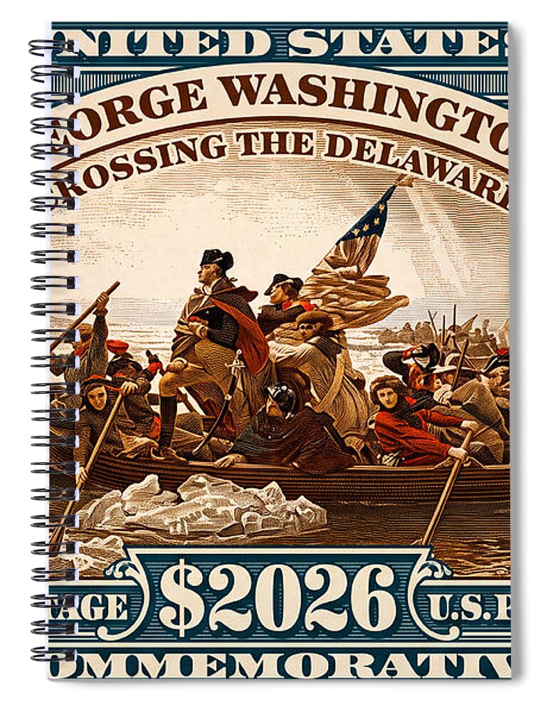 Crossing the Delaware $2026 - Spiral Notebook