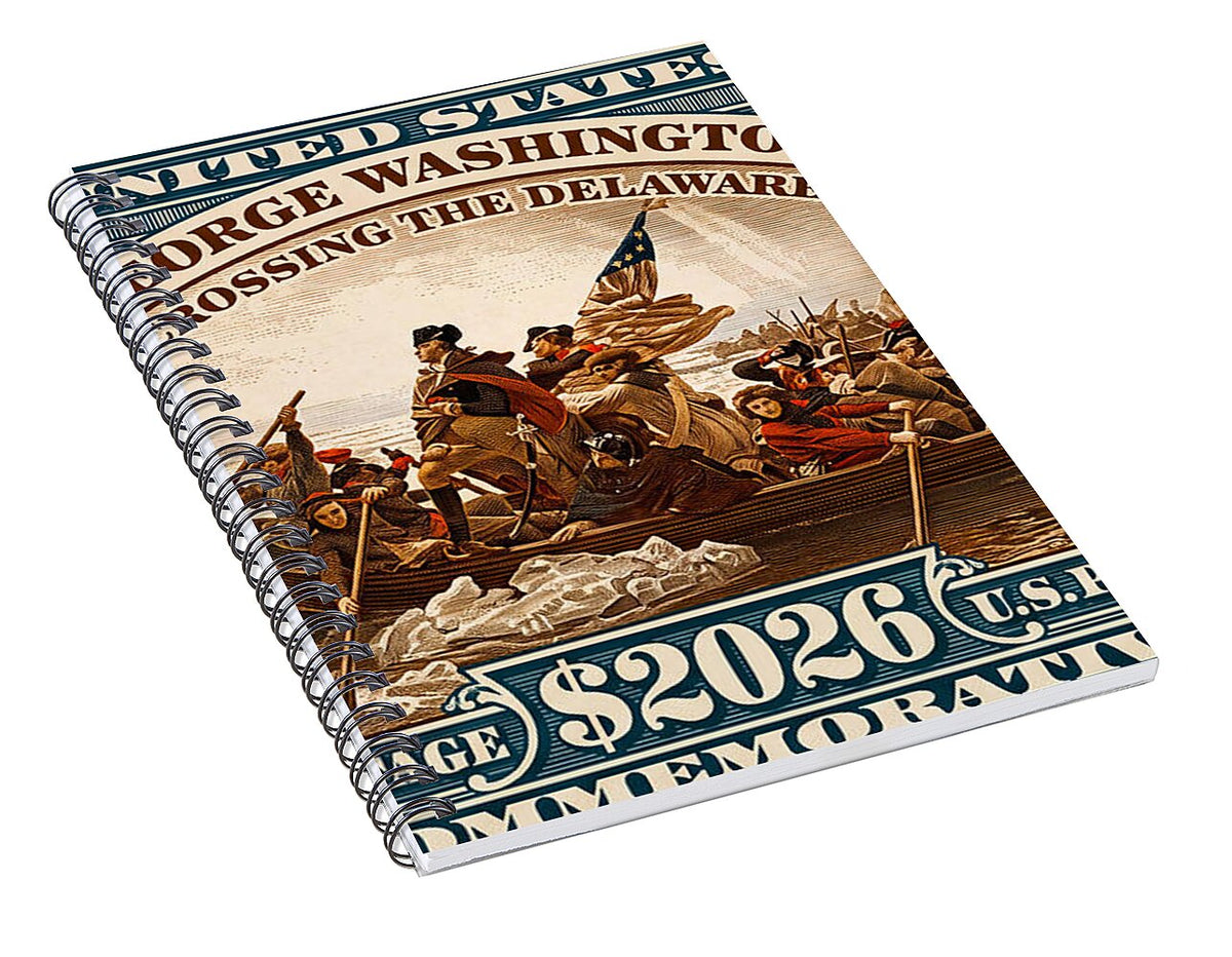 Crossing the Delaware $2026 - Spiral Notebook