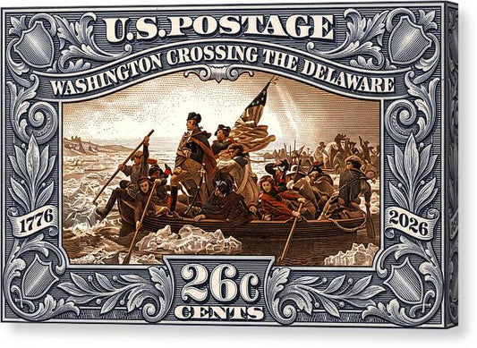 Crossing the Delaware 26c - Canvas Print