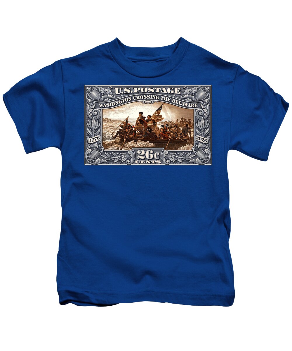 Crossing the Delaware 26c - Kids T-Shirt