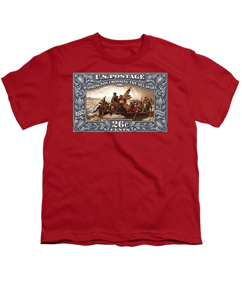 Crossing the Delaware 26c - Youth T-Shirt