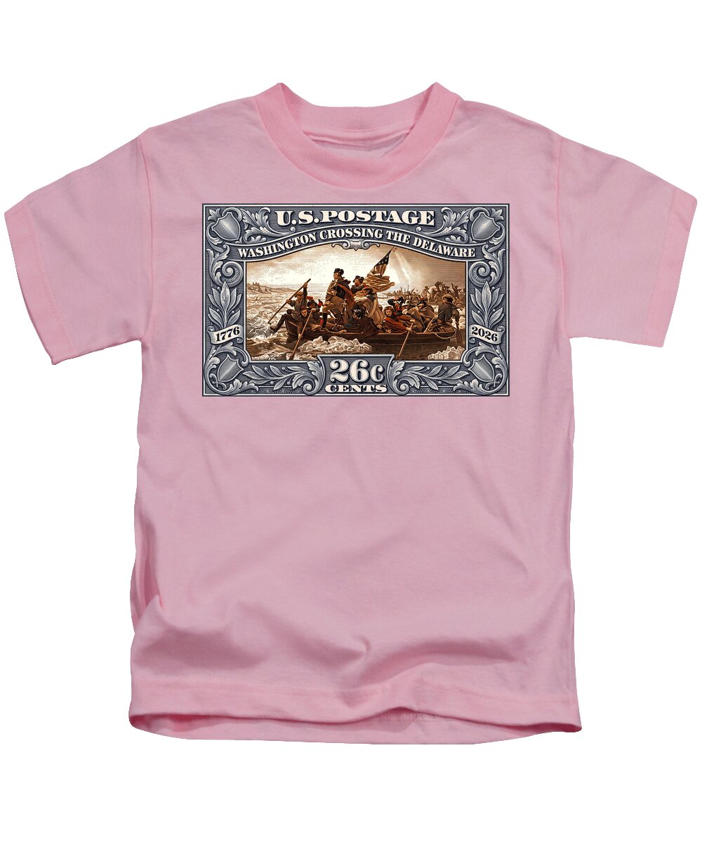 Crossing the Delaware 26c - Kids T-Shirt
