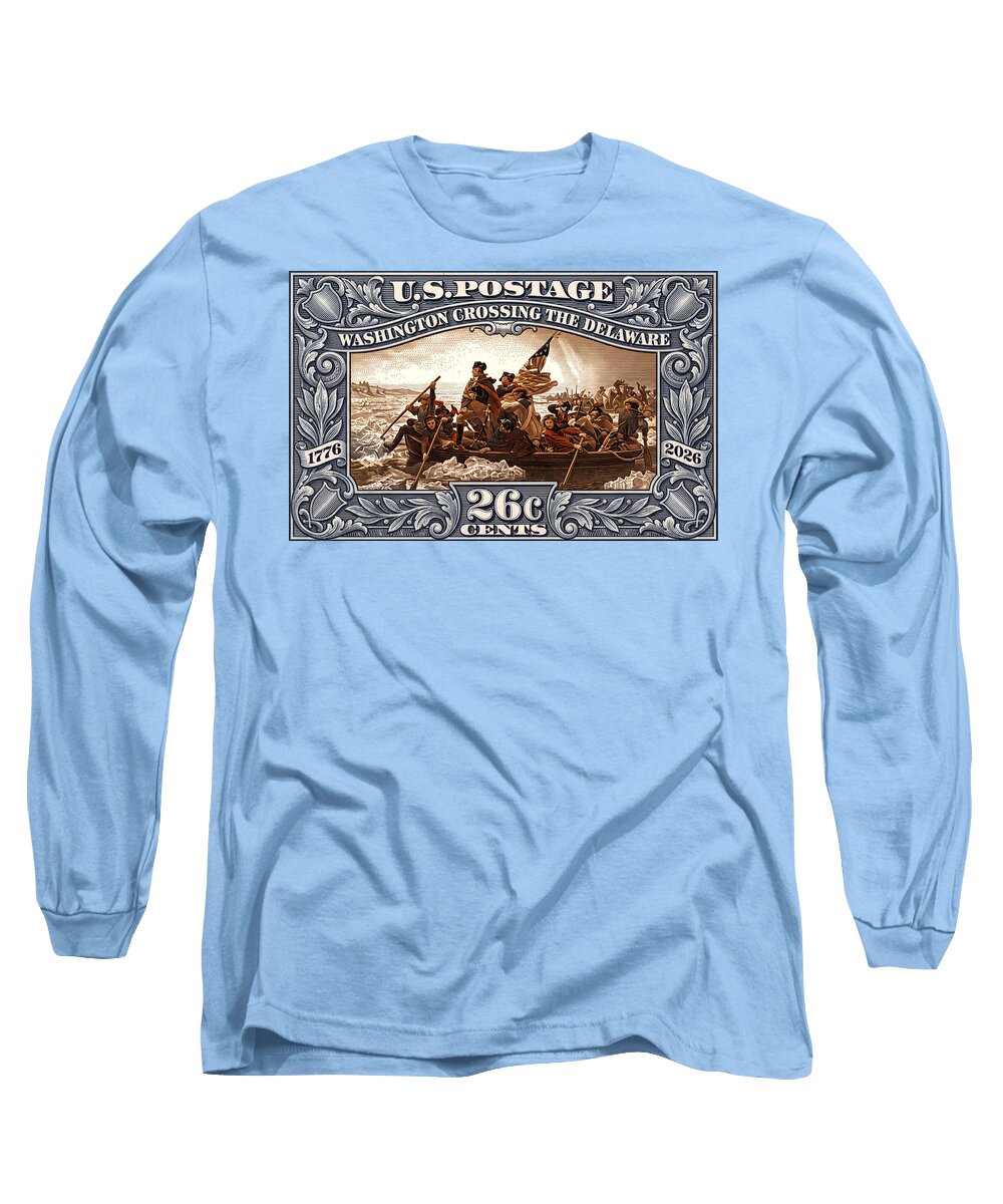 Crossing the Delaware 26c - Long Sleeve T-Shirt