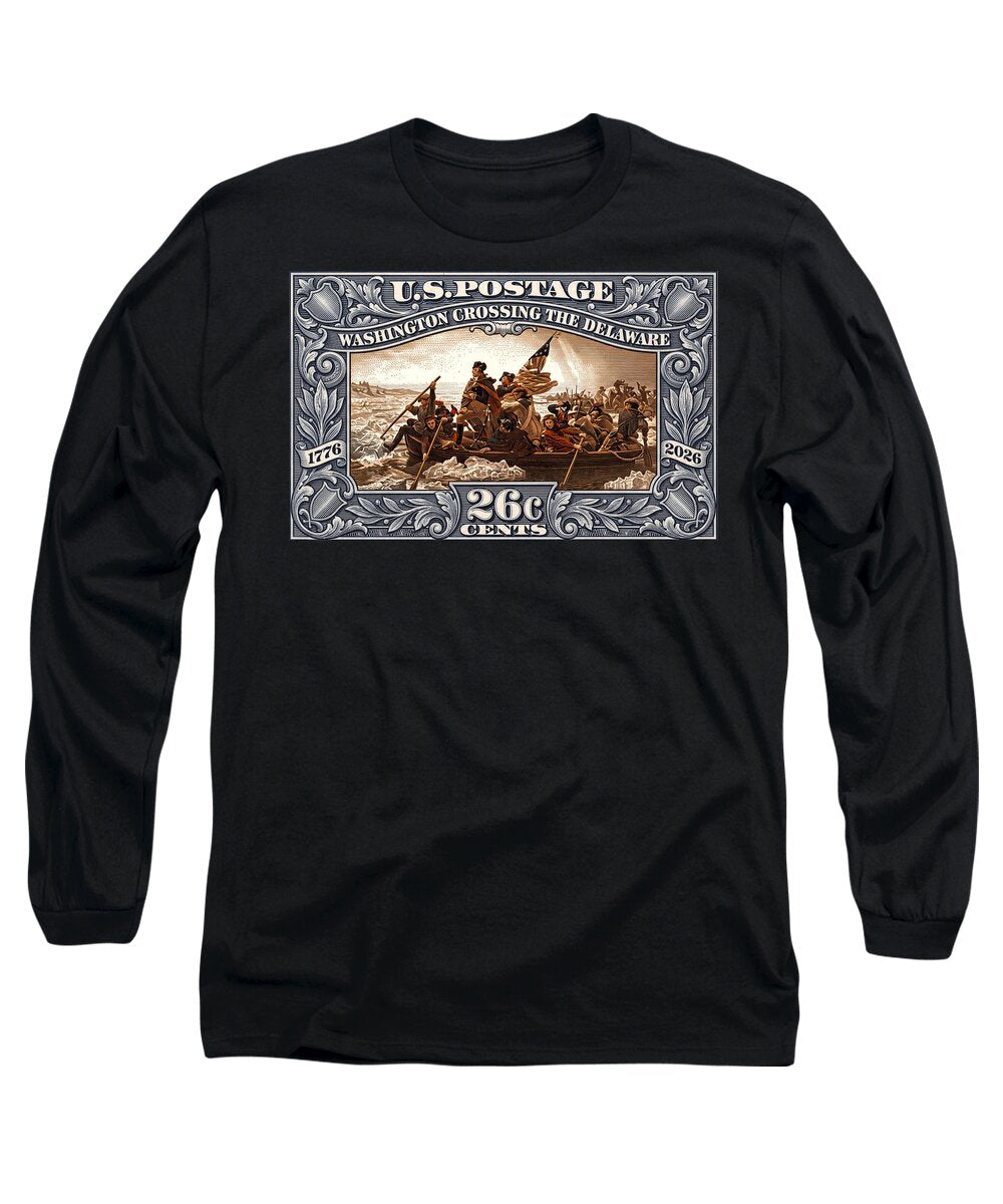 Crossing the Delaware 26c - Long Sleeve T-Shirt