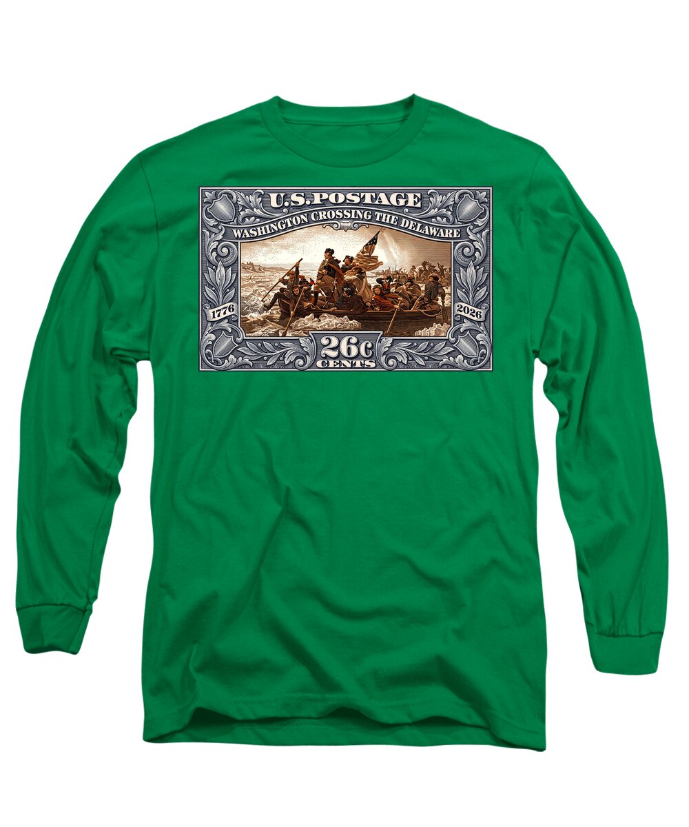 Crossing the Delaware 26c - Long Sleeve T-Shirt
