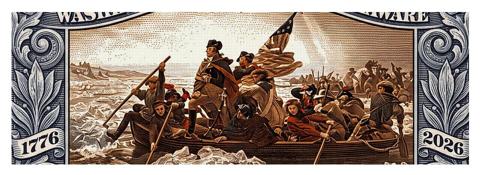 Crossing the Delaware 26c - Yoga Mat