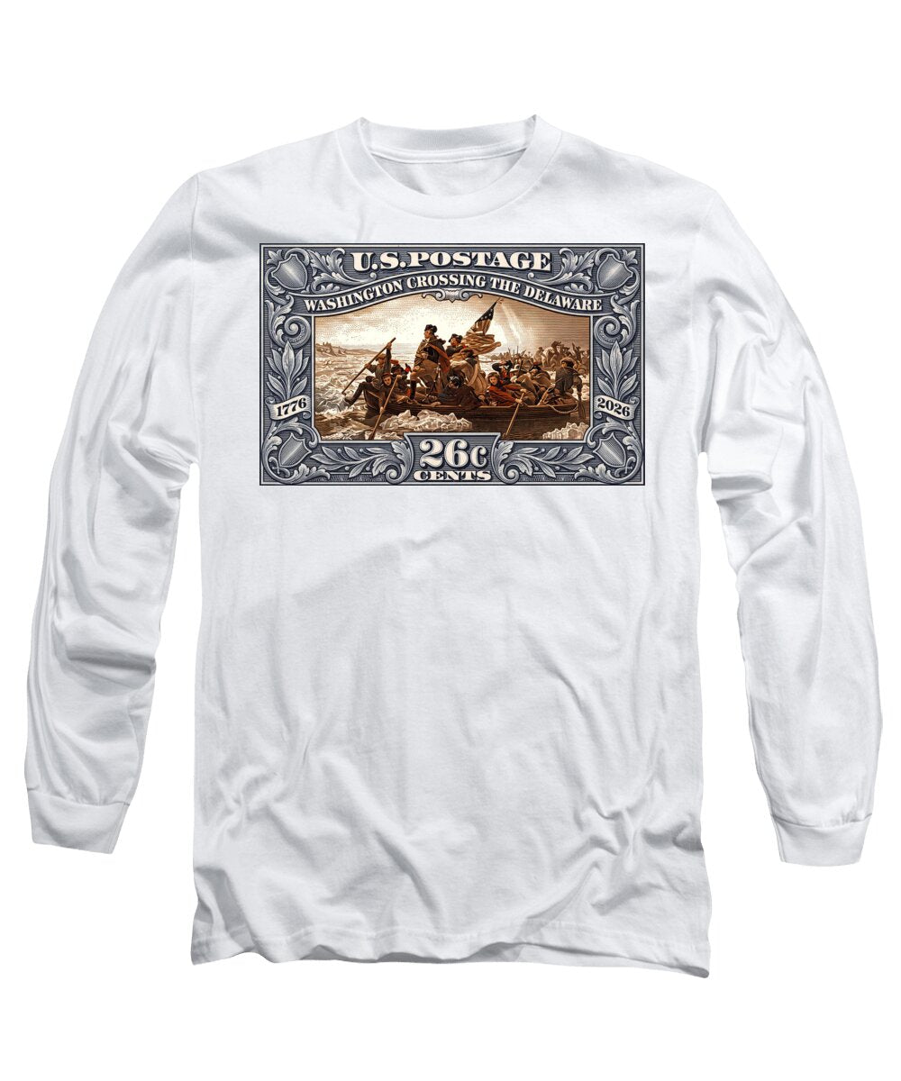 Crossing the Delaware 26c - Long Sleeve T-Shirt
