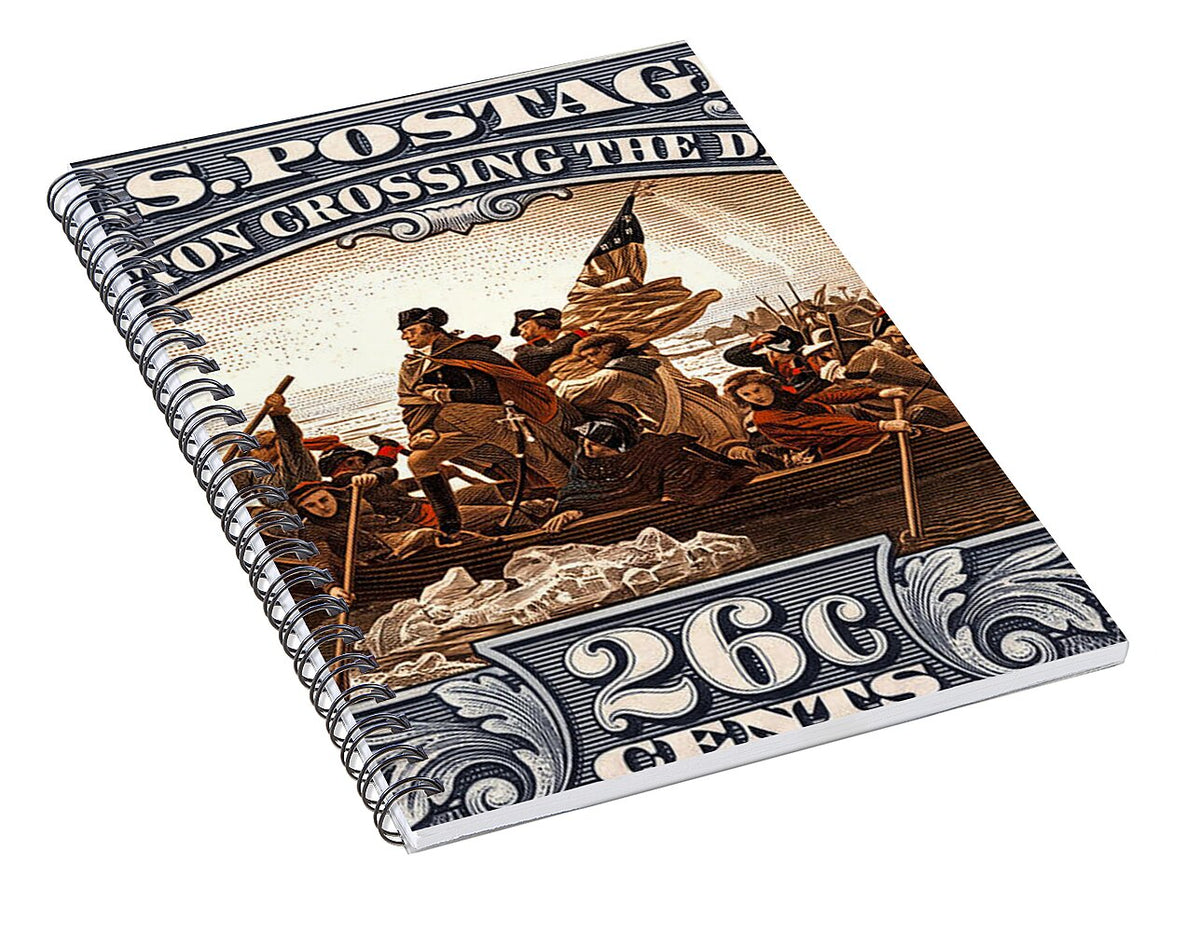 Crossing the Delaware 26c - Spiral Notebook