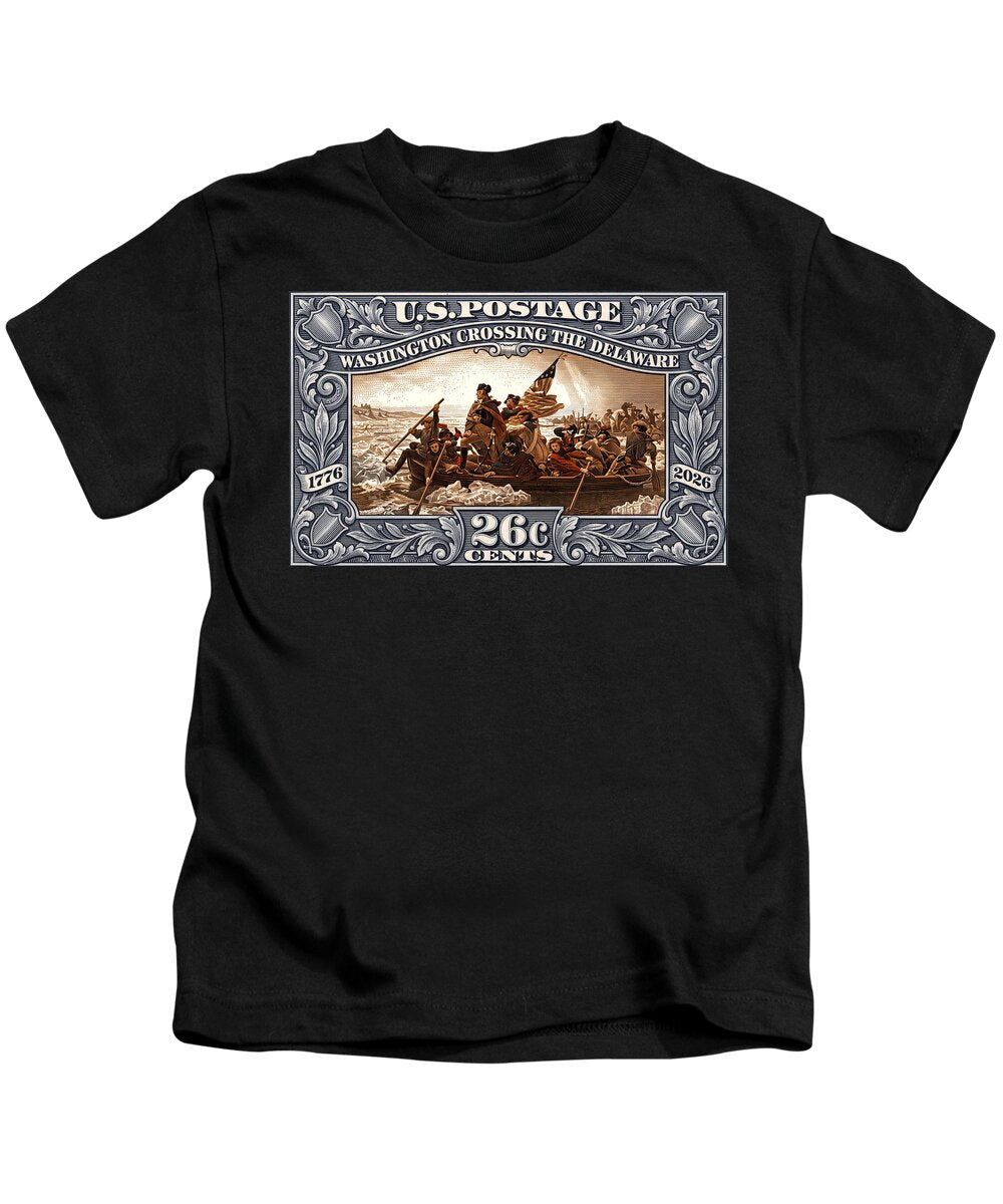 Crossing the Delaware 26c - Kids T-Shirt