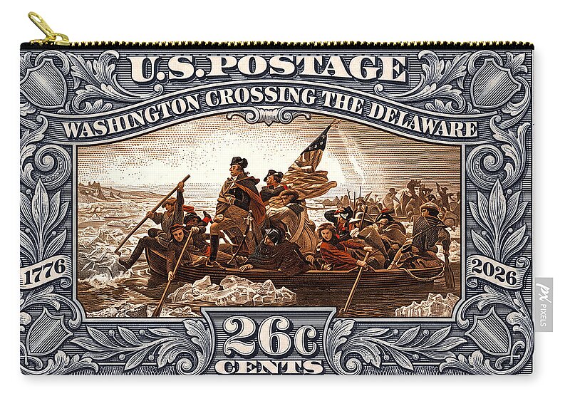 Crossing the Delaware 26c - Zip Pouch