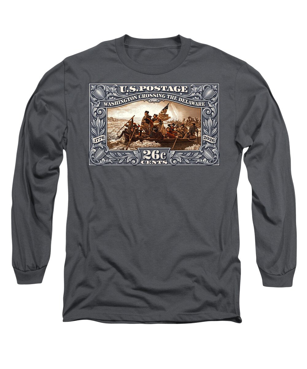 Crossing the Delaware 26c - Long Sleeve T-Shirt