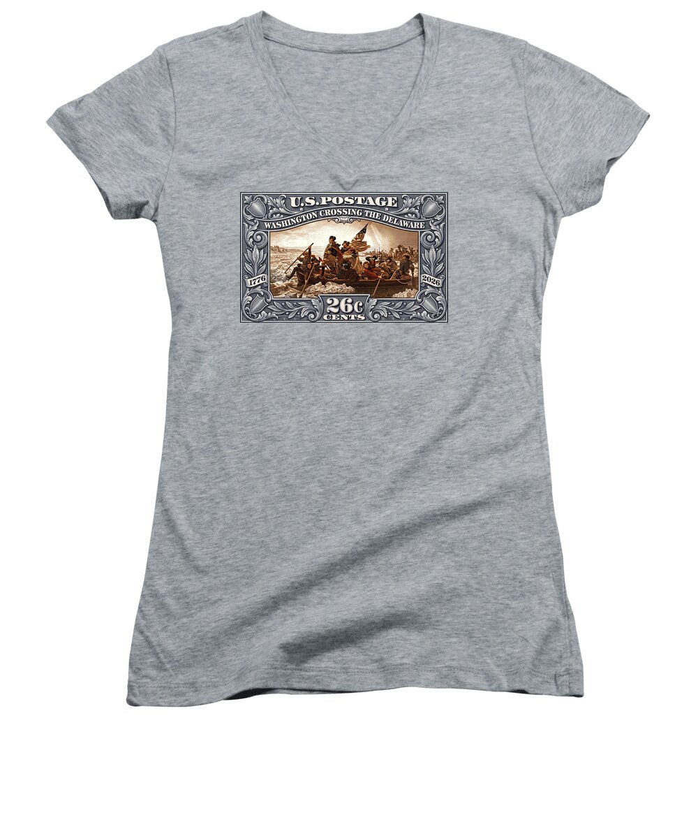 Crossing the Delaware 26c - Women's V-Neck
