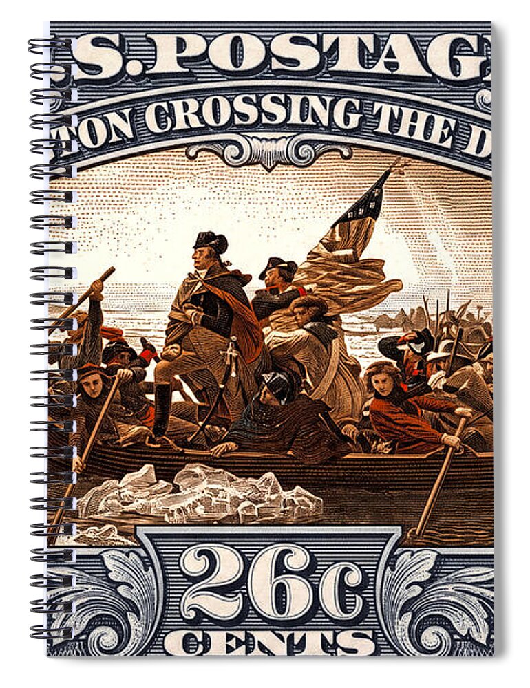 Crossing the Delaware 26c - Spiral Notebook
