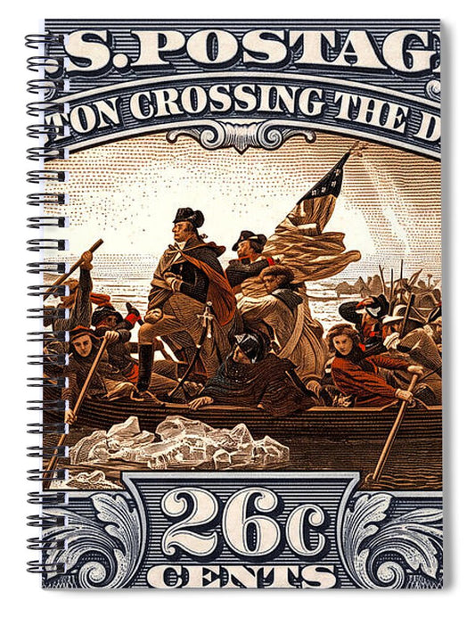 Crossing the Delaware 26c - Spiral Notebook