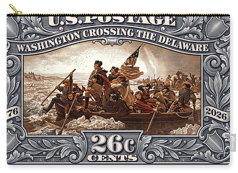 Crossing the Delaware 26c - Zip Pouch