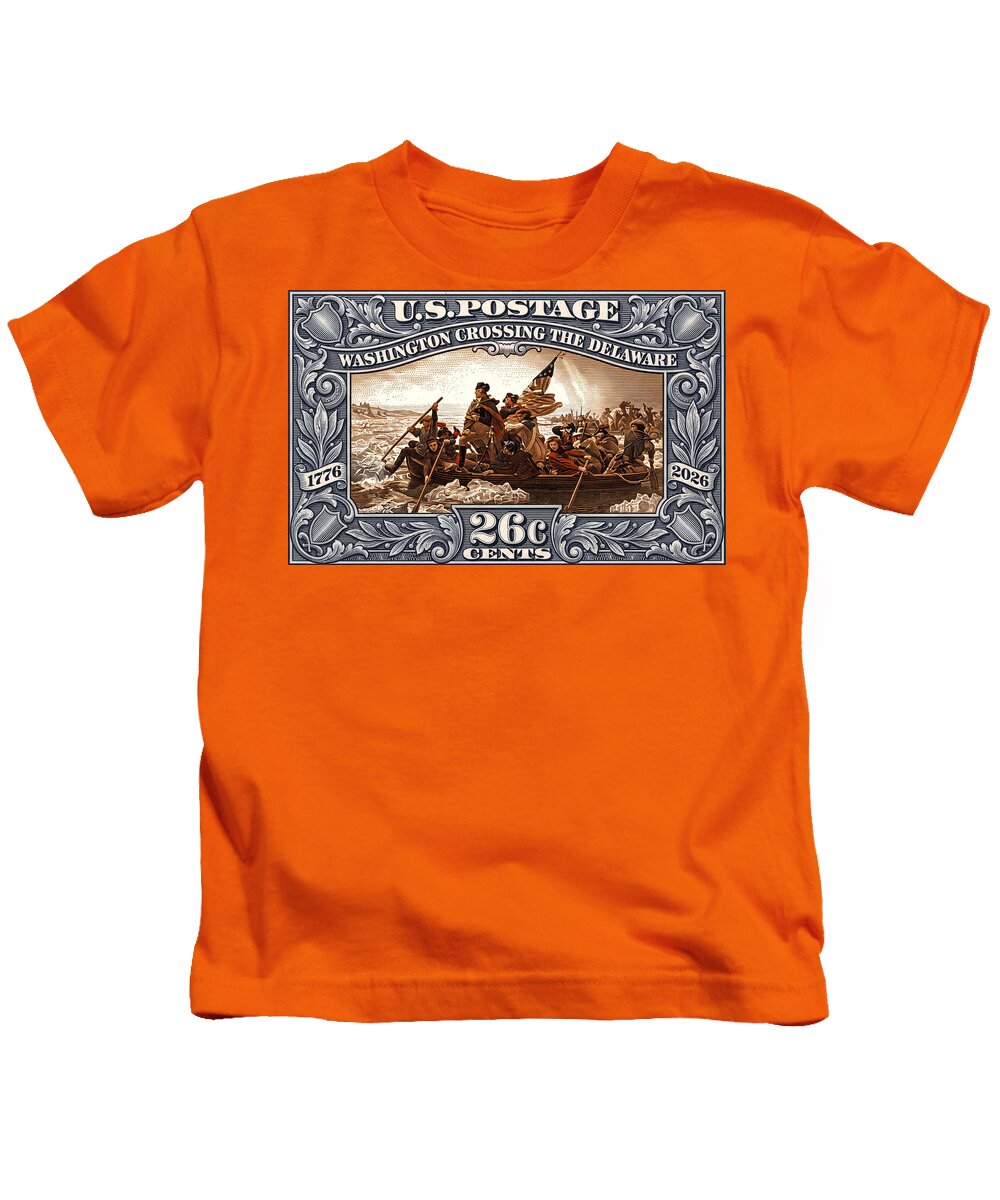 Crossing the Delaware 26c - Kids T-Shirt