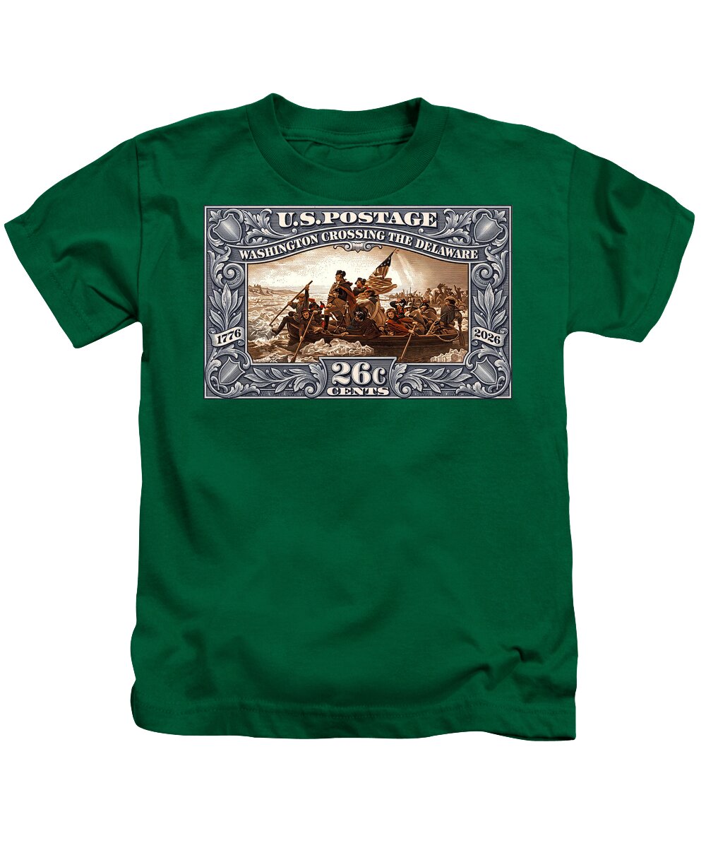 Crossing the Delaware 26c - Kids T-Shirt