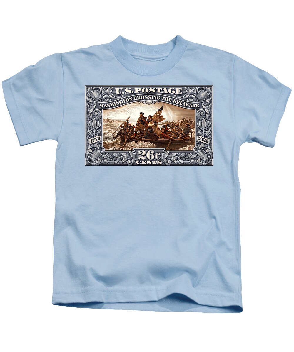 Crossing the Delaware 26c - Kids T-Shirt