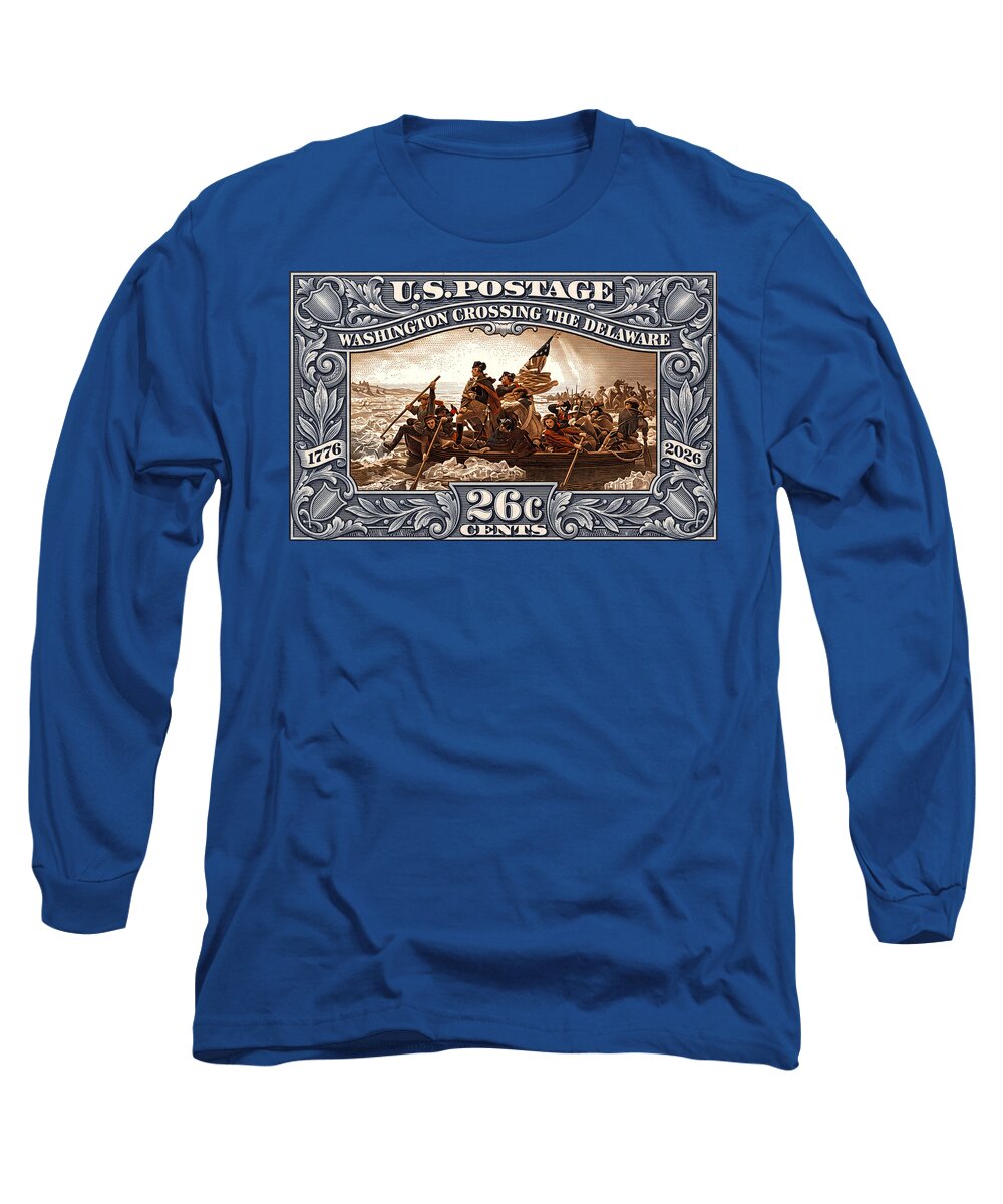 Crossing the Delaware 26c - Long Sleeve T-Shirt