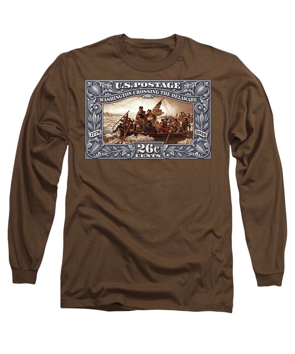 Crossing the Delaware 26c - Long Sleeve T-Shirt