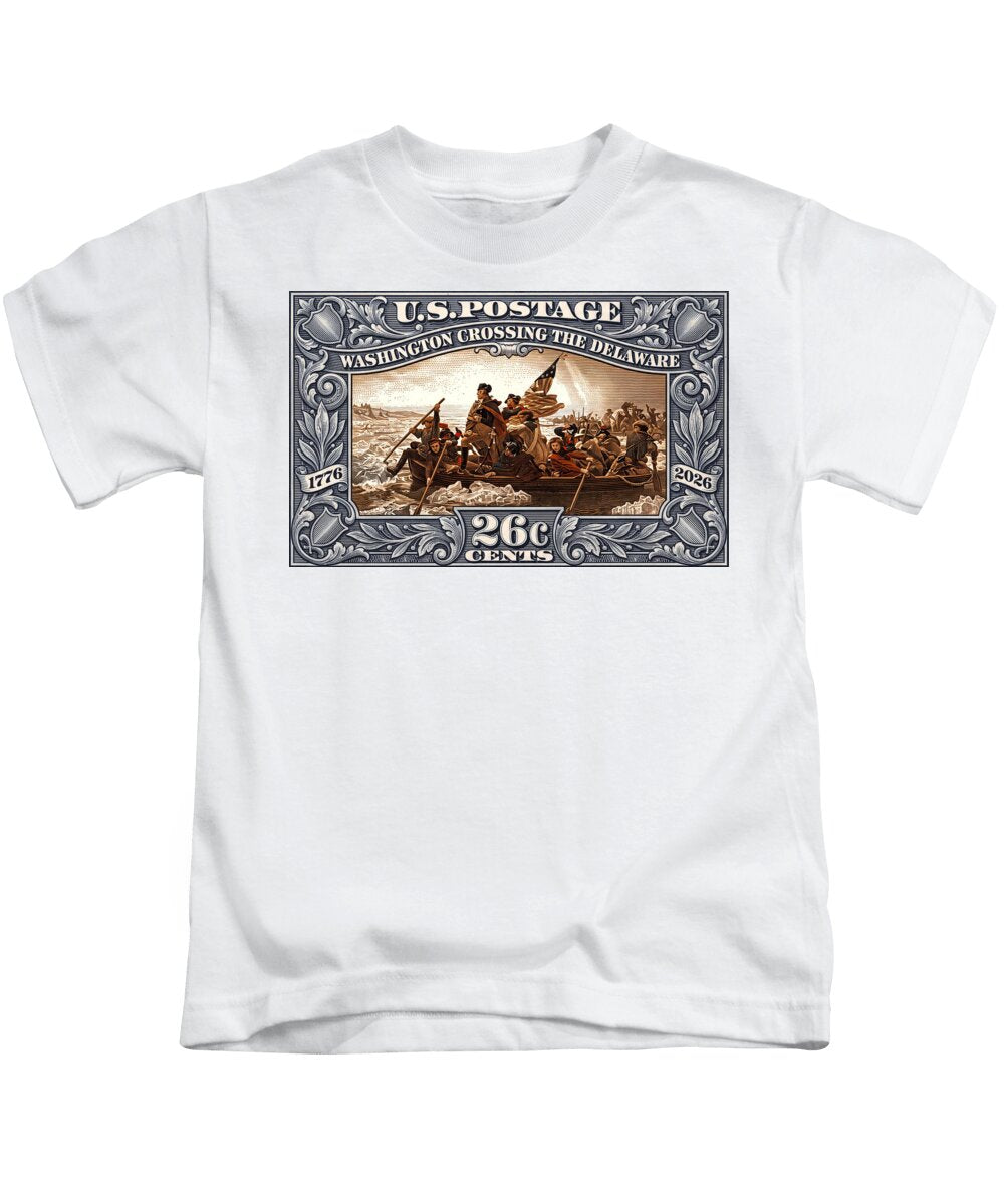 Crossing the Delaware 26c - Kids T-Shirt