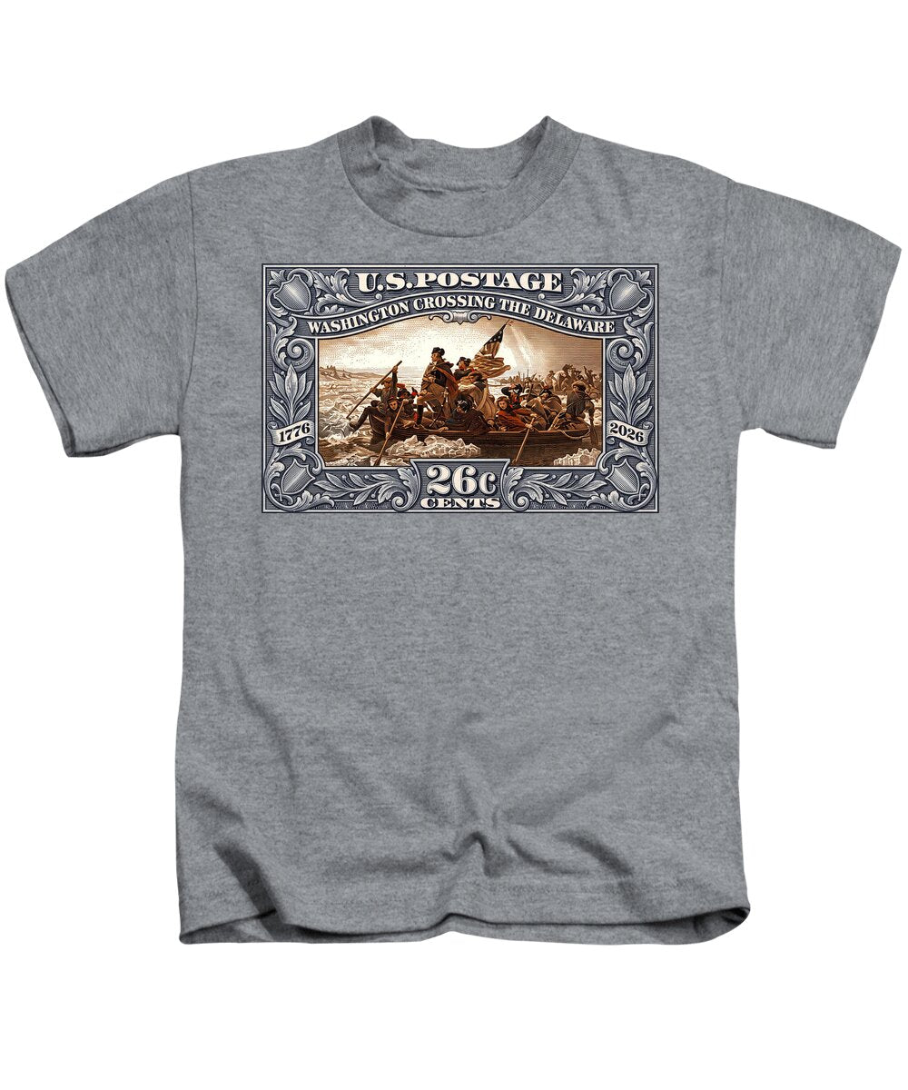 Crossing the Delaware 26c - Kids T-Shirt