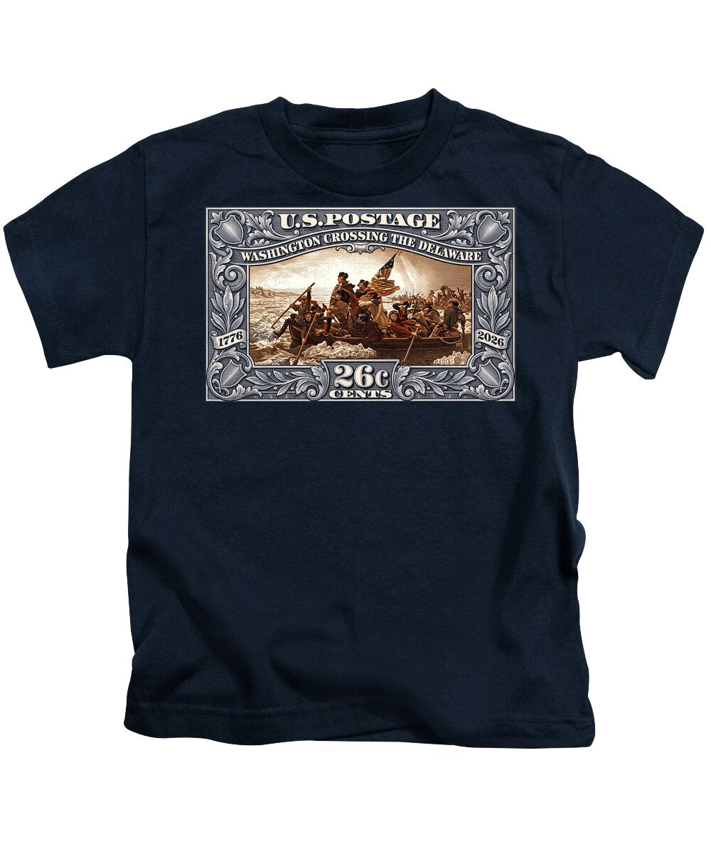 Crossing the Delaware 26c - Kids T-Shirt