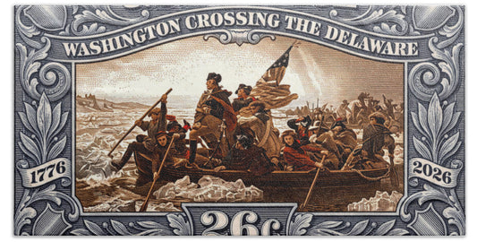 Crossing the Delaware 26c - Beach Towel