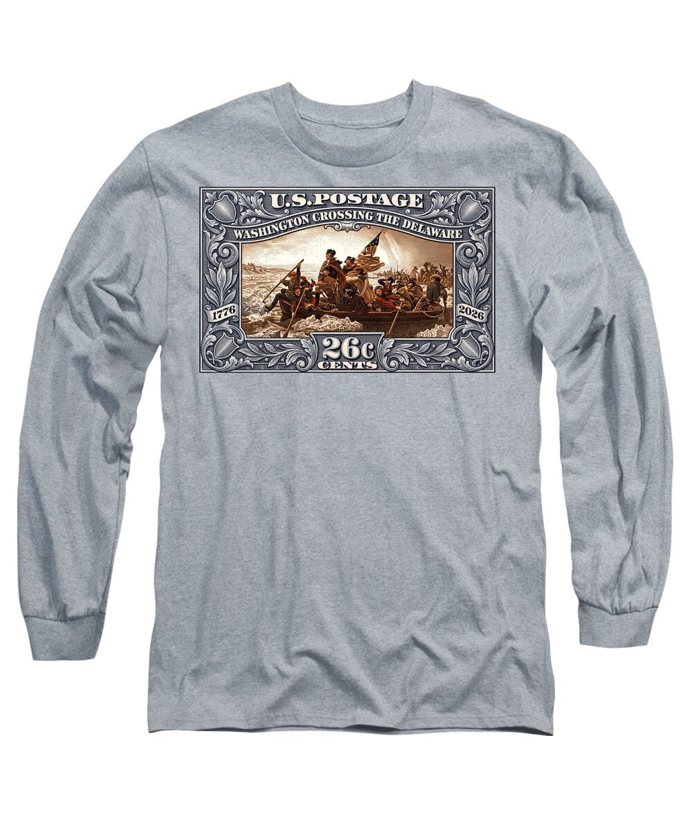 Crossing the Delaware 26c - Long Sleeve T-Shirt