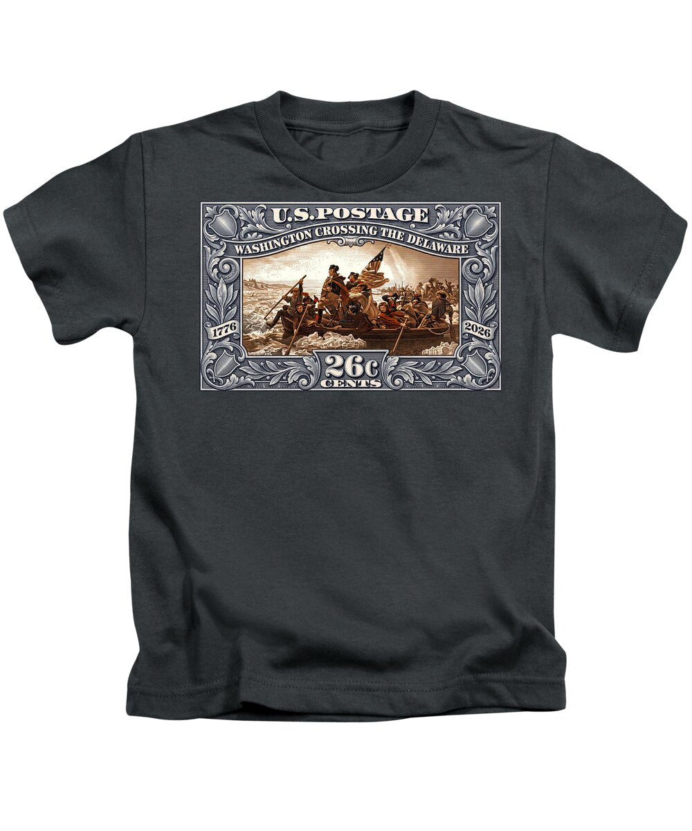 Crossing the Delaware 26c - Kids T-Shirt