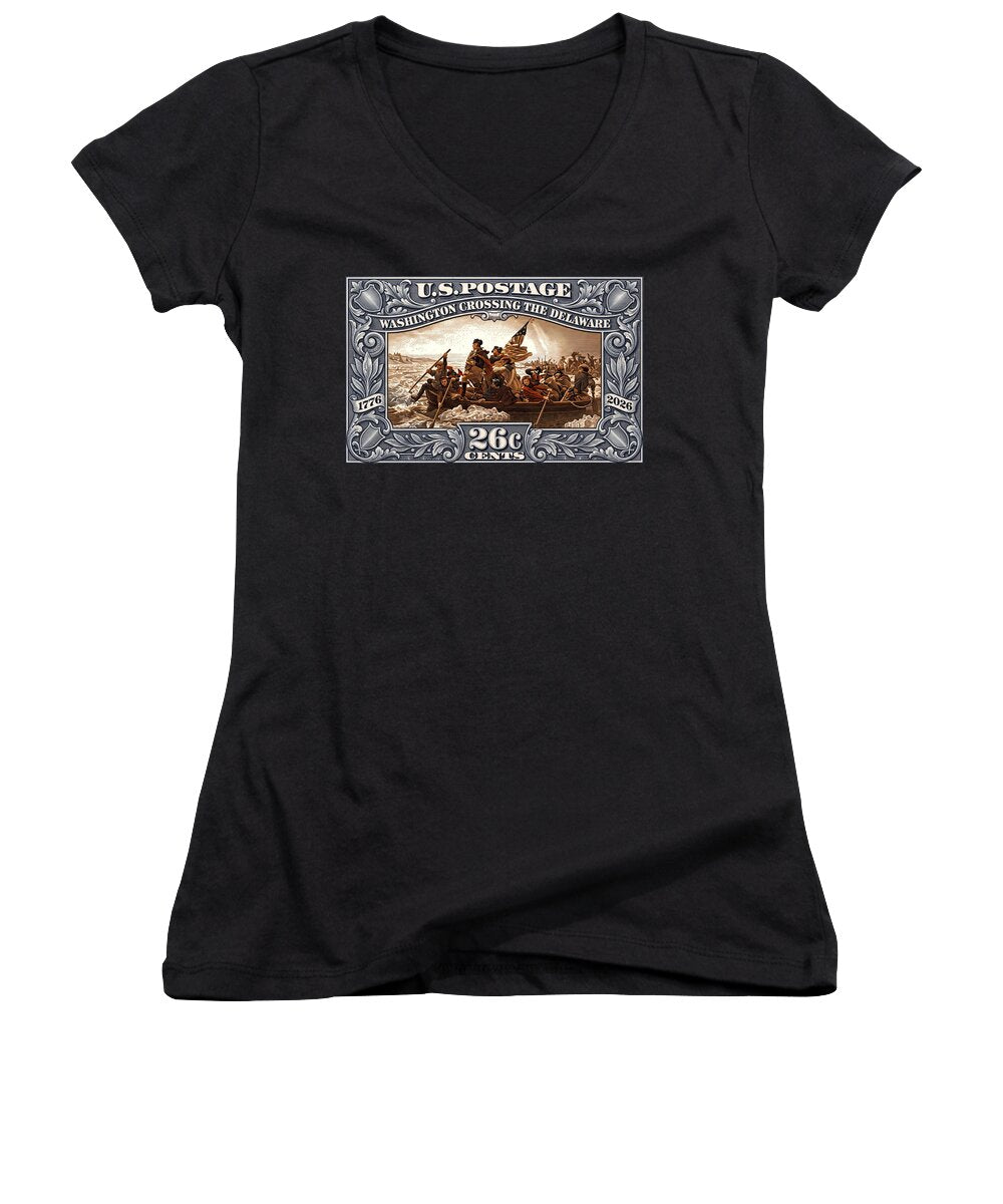 Crossing the Delaware 26c - Women's V-Neck