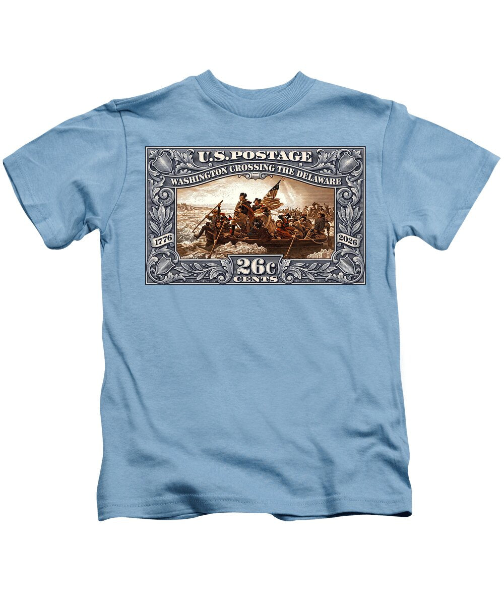 Crossing the Delaware 26c - Kids T-Shirt