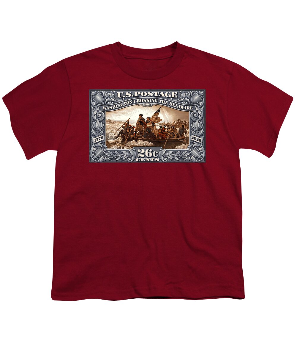 Crossing the Delaware 26c - Youth T-Shirt