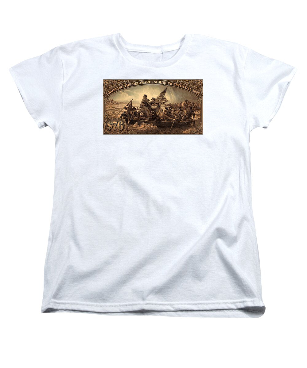 Crossing the Delaware $76 bronze - Women's T-Shirt (Standard Fit)