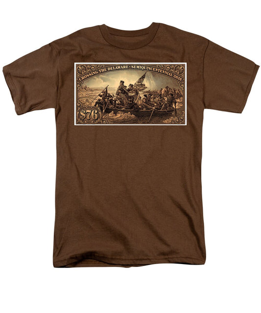 Crossing the Delaware $76 bronze - Men's T-Shirt  (Regular Fit)