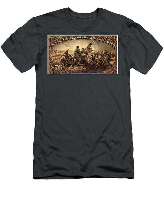 Crossing the Delaware $76 bronze - T-Shirt